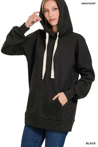 Oversized Basic Pullover Hoodie
