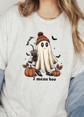 Bruh I Mean Boo Graphic Tee, T Shirt