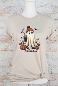 Bruh I Mean Boo Graphic Tee, T Shirt