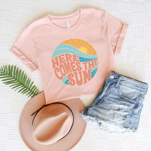 Here Comes The Sun Colorful Short Sleeve Tee